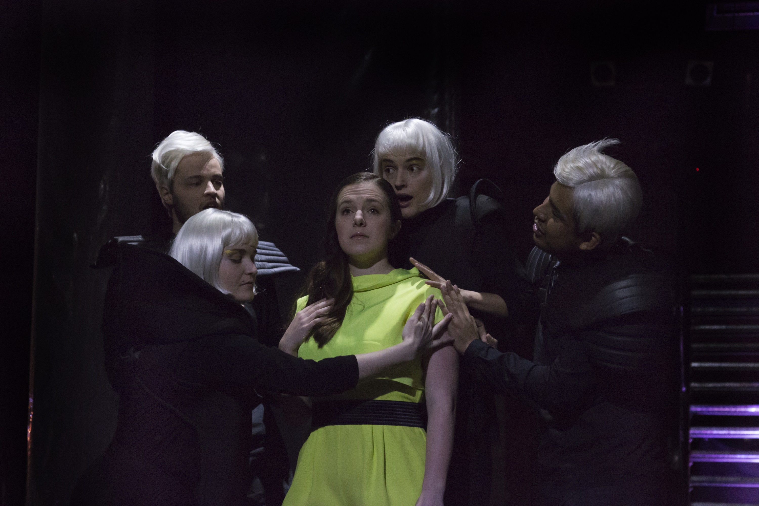 Romeo und Julia | Boris Blacher | Theater Basel | Markus Nykänen, Bryony Dwyer, Meike Hartmann, José Coca Loza | Foto: Serafina Oppliger | 2016