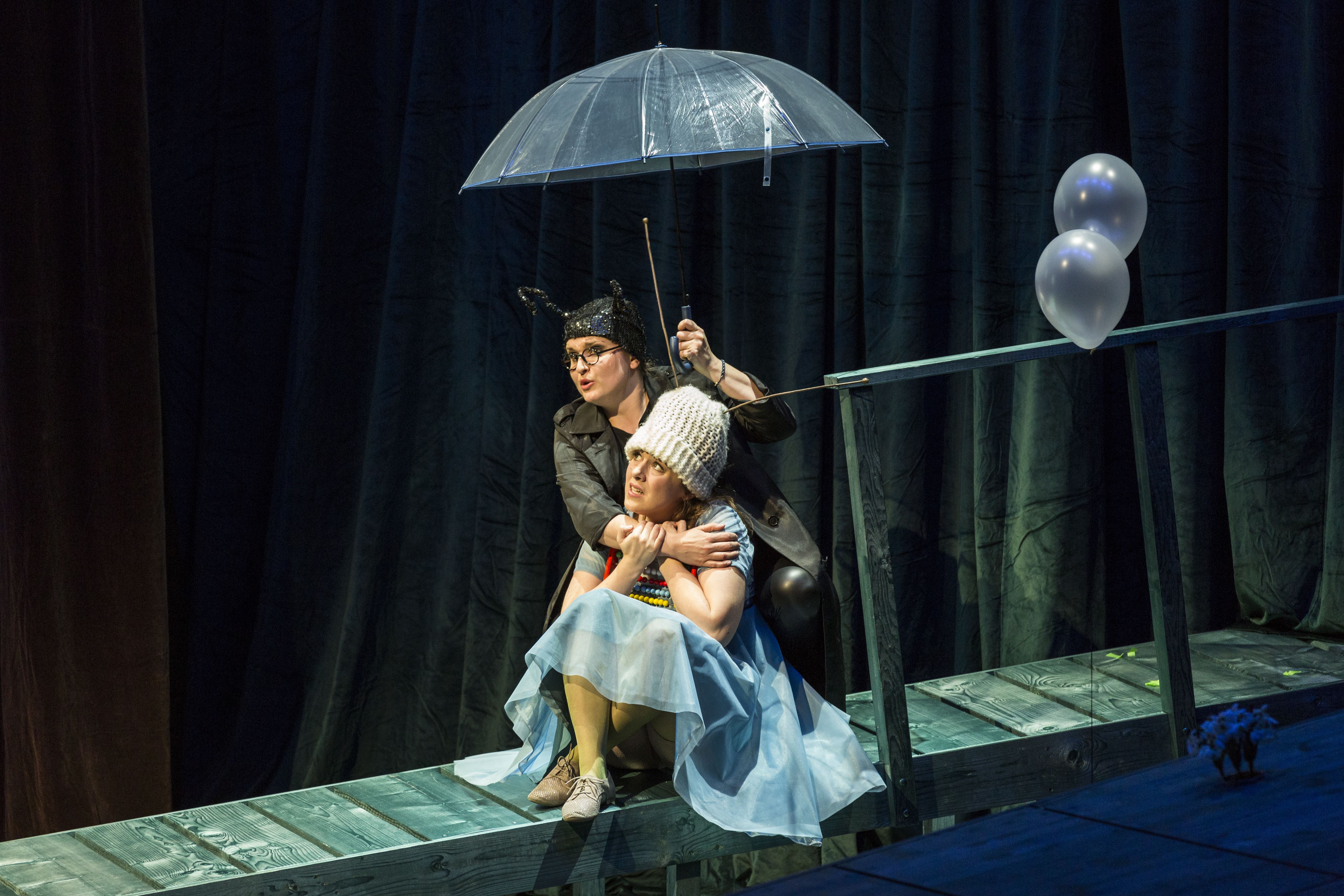 Ameise | Die Genesung der Grille | R. Ayres | Theater Basel | Grille: Bryony Dwyer | Foto: Kim Culetto | 2017